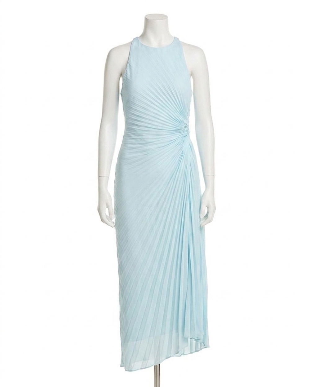 NEW A.L.C. cascade reagan dress in light blue